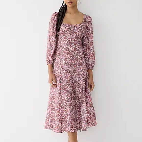 Jcrew Sweetheart Dress in floral - Picture 3 of 6